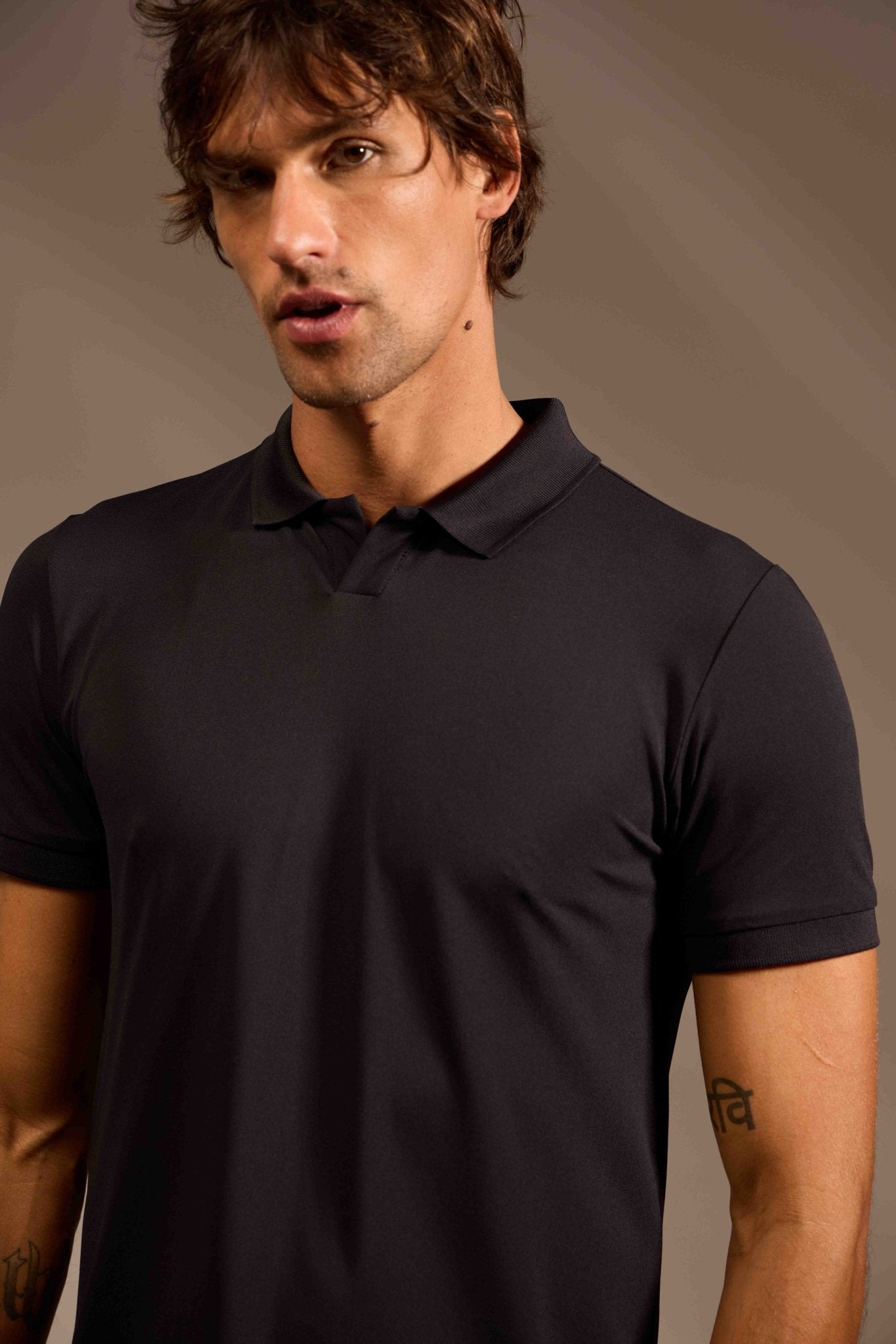 POLO PERFORMANCE POLIAMIDA - PRETO da Vörr Brasil | Loja Oficial Vörr Brasil