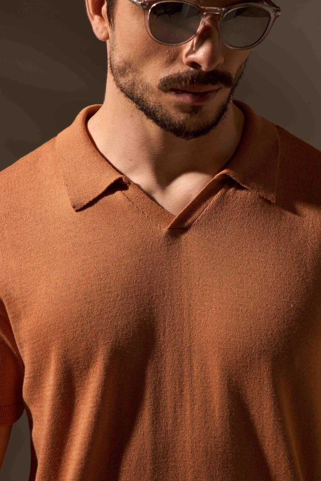 POLO TRICÔ LEME - COBRE da Vörr Brasil | Loja Oficial Vörr Brasil