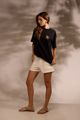 [PRÉ - VENDA] CAMISETA OVER UNISSSEX 100% ALGODÃO CAFÉ FORTE - PRETO da Vörr Brasil | Loja Oficial Vörr Brasil