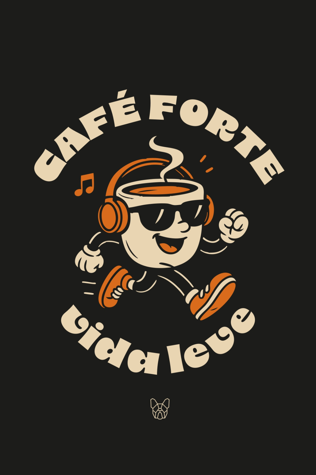 [PRÉ - VENDA] CAMISETA OVER UNISSSEX 100% ALGODÃO CAFÉ FORTE - PRETO da Vörr Brasil | Loja Oficial Vörr Brasil