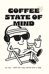 [PRÉ - VENDA] CAMISETA OVER UNISSSEX 100% ALGODÃO COFFEE STATE 01 - OFF WHITE da Vörr Brasil | Loja Oficial Vörr Brasil