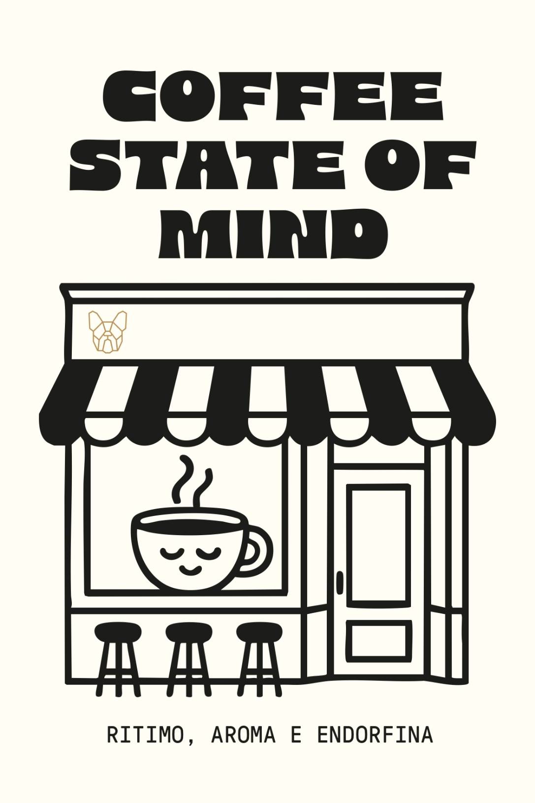 [PRÉ - VENDA] CAMISETA OVER UNISSSEX 100% ALGODÃO COFFEE STATE 02 - OFF WHITE da Vörr Brasil | Loja Oficial Vörr Brasil