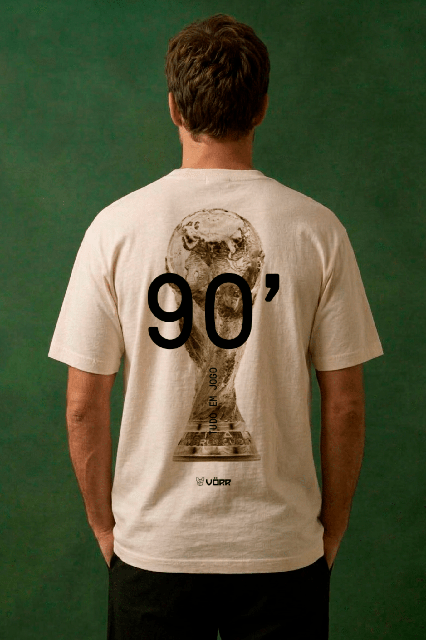 PRÉ - VENDA CAMISETA OVERSIZED UNISSEX 90' 100% ALGODÃO - OFF WHITE da Vörr Brasil | Vörr Brasil