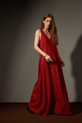 [PRÉ - VENDA] VESTIDO CARDEAL LINHO - VERMELHO da Vörr Brasil | Loja Oficial Vörr Brasil