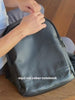 MOCHILA AERO RIPSTOP E COURO LEGÍTIMO - PRETO