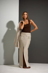 REGATA BURITI ALGODÃO - MARROM da Vörr Brasil | Vörr Brasil