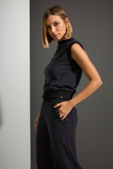 REGATA LAPINHA ALGODÃO - PRETO da Vörr Brasil | Vörr Brasil