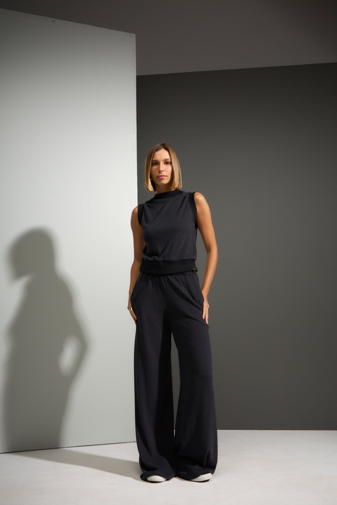 REGATA LAPINHA ALGODÃO - PRETO da Vörr Brasil | Vörr Brasil