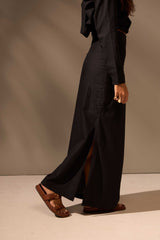 SAIA ONDAS ALGODÃO - PRETO da Vörr Brasil | Loja Oficial Vörr Brasil