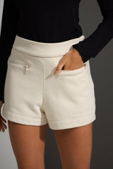 SHORT CALIANDRA ALGODÃO - OFF WHITE da Vörr Brasil | Vörr Brasil