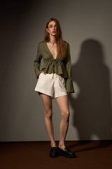 SHORT CERRADO - OFF WHITE da Vörr Brasil | Loja Oficial Vörr Brasil