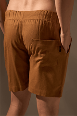 SHORT DUNAS LINHO - CAMEL da Vörr Brasil | Vörr Brasil