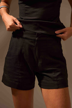 SHORT DUNAS LINHO - PRETO