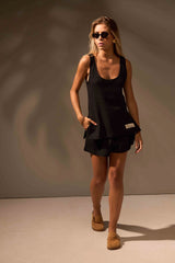 SHORT SOLSTÍCIO ALGODÃO - PRETO da Vörr Brasil | Loja Oficial Vörr Brasil