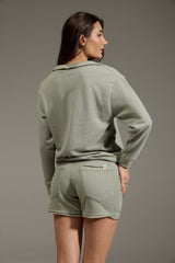 SHORT TEXTURE ALGODÃO - VERDE da Vörr Brasil | Vörr Brasil