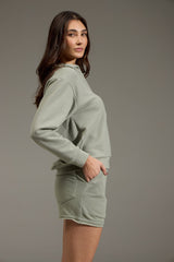 SHORT TEXTURE ALGODÃO - VERDE da Vörr Brasil | Vörr Brasil