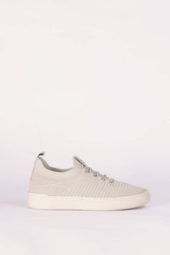 TÊNIS RITMO TRICÔ KNIT - CINZA E BRANCO
