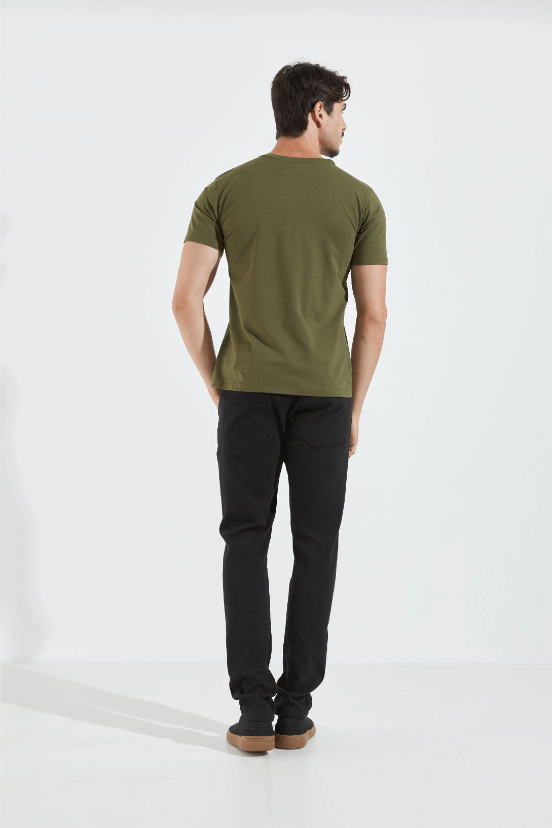 CAMISETA SLIM EGÍPCIO - VERDE MUSGO