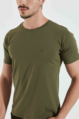 CAMISETA SLIM EGÍPCIO - VERDE MUSGO