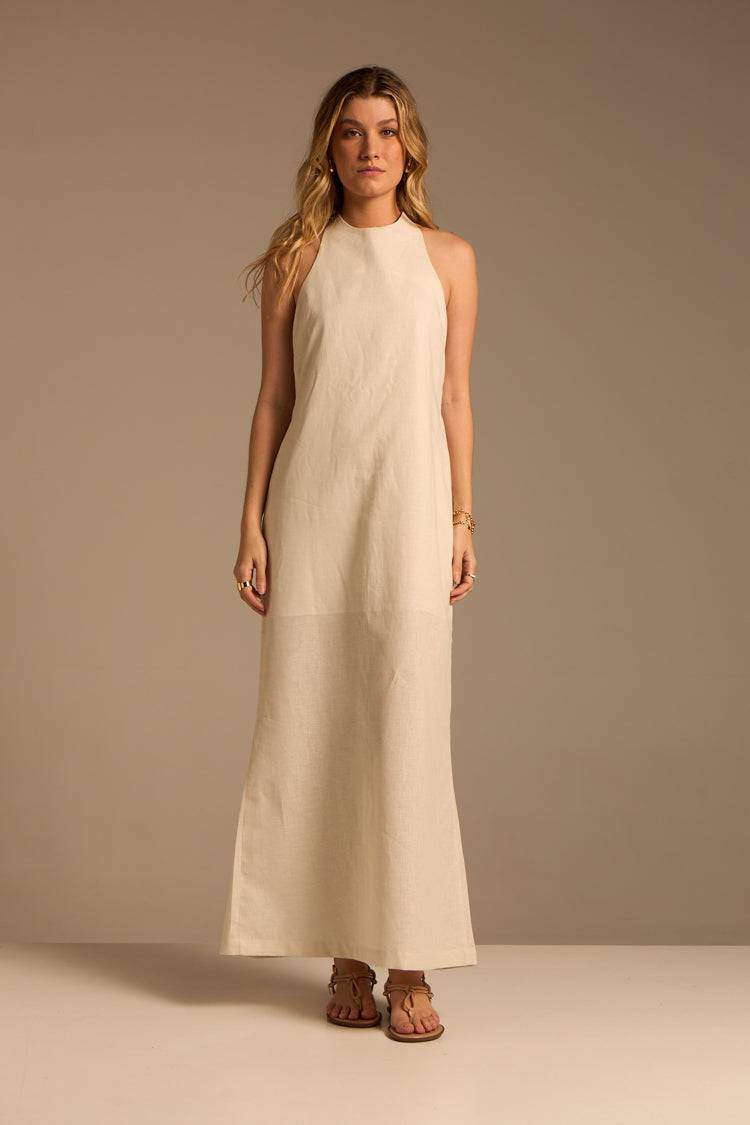 VESTIDO AMAZONAS - AREIA da Vörr Brasil | Loja Oficial Vörr Brasil