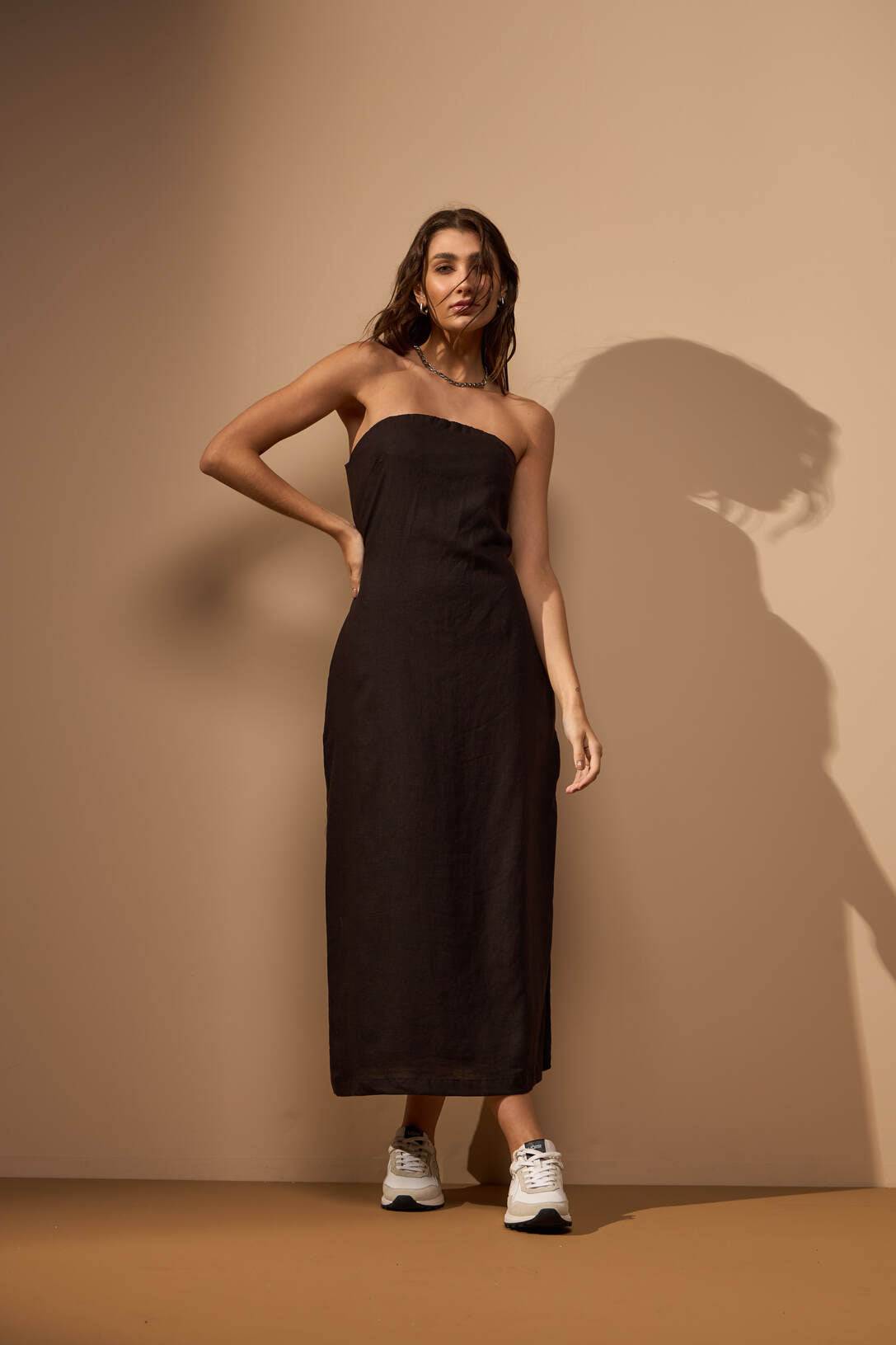 VESTIDO BOSQUES - PRETO da Vörr Brasil | Loja Oficial Vörr Brasil