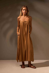 VESTIDO DUNAS - CAMEL da Vörr Brasil | Loja Oficial Vörr Brasil