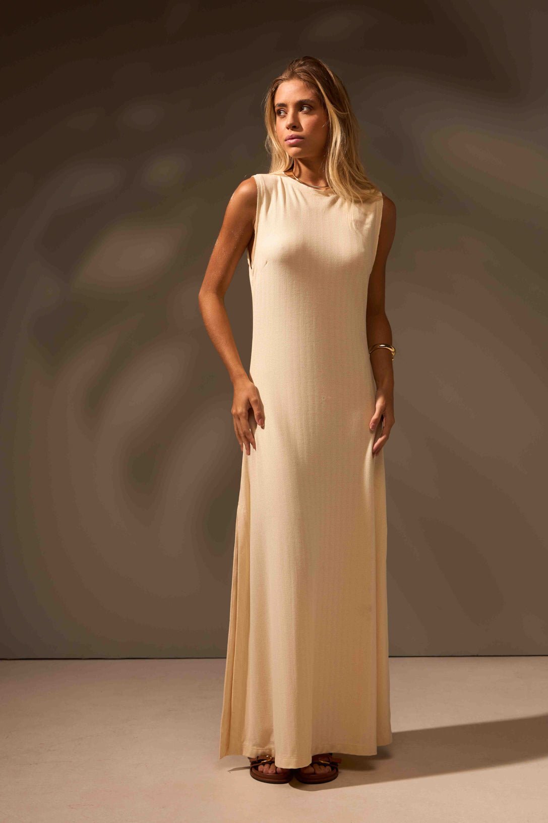 VESTIDO EQUILÍBRIO ALGODÃO - OFF WHITE da Vörr Brasil | Loja Oficial Vörr Brasil