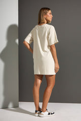 VESTIDO ESCARPAS - OFF WHITE da Vörr Brasil | Loja Oficial Vörr Brasil