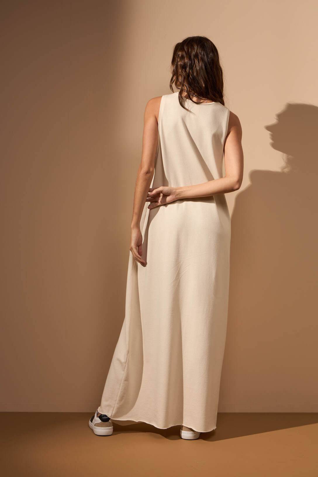 VESTIDO FOZ - AREIA da Vörr Brasil | Loja Oficial Vörr Brasil
