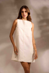 VESTIDO MARÉ LINHO - OFF WHITE da Vörr Brasil | Loja Oficial Vörr Brasil