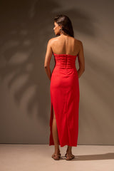 VESTIDO MIDI SUNSET ALGODÃO - LARANJA da Vörr Brasil | Loja Oficial Vörr Brasil