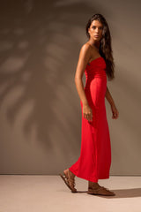 VESTIDO MIDI SUNSET ALGODÃO - LARANJA da Vörr Brasil | Loja Oficial Vörr Brasil