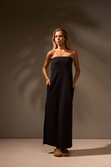 VESTIDO NATUREZA ALGODÃO - PRETO da Vörr Brasil | Loja Oficial Vörr Brasil