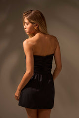 VESTIDO ONDAS ALGODÃO - PRETO da Vörr Brasil | Loja Oficial Vörr Brasil