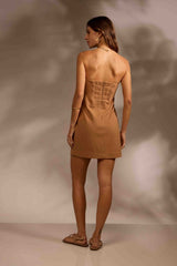 VESTIDO PULSAR ALGODÃO - CARAMELO da Vörr Brasil | Vörr Brasil