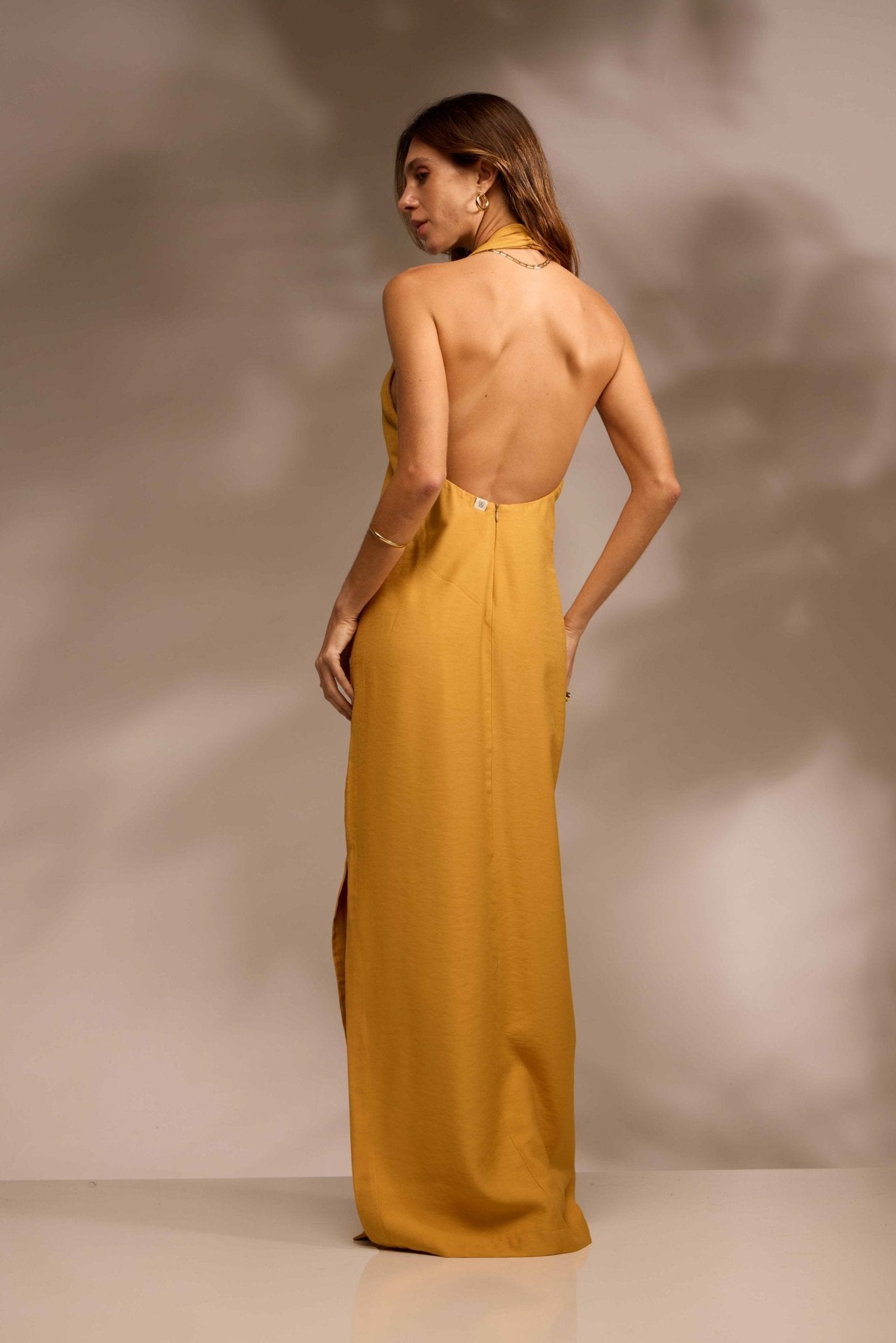 VESTIDO SER VISCOSE - AMARELO da Vörr Brasil | Vörr Brasil
