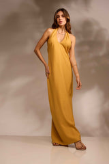 VESTIDO SER VISCOSE - AMARELO da Vörr Brasil | Vörr Brasil