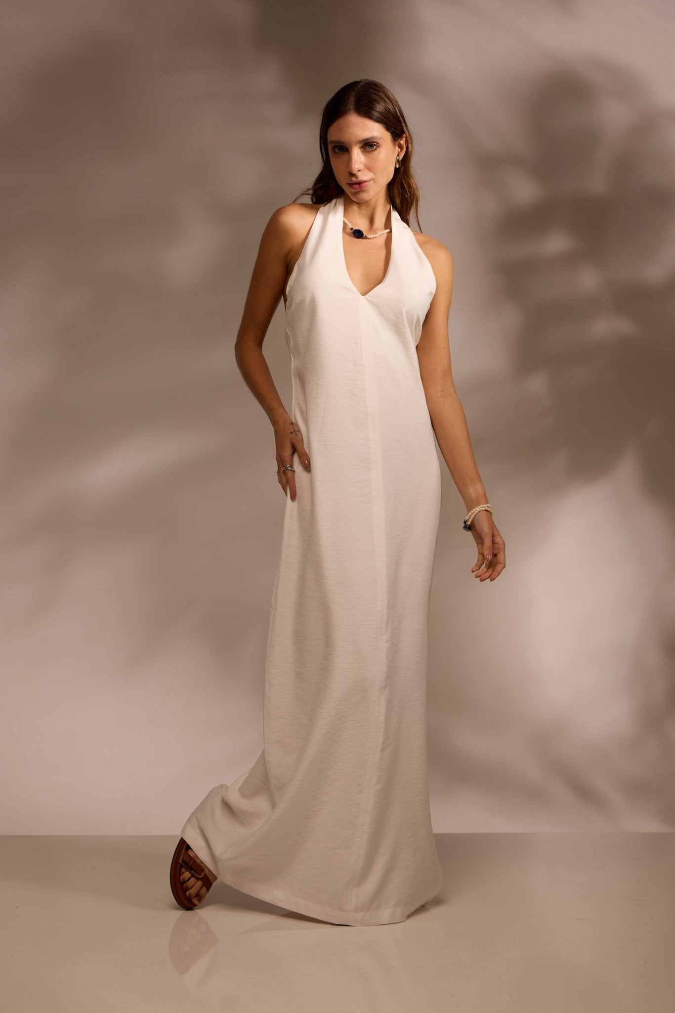 VESTIDO SER VISCOSE - OFF WHITE da Vörr Brasil | Vörr Brasil