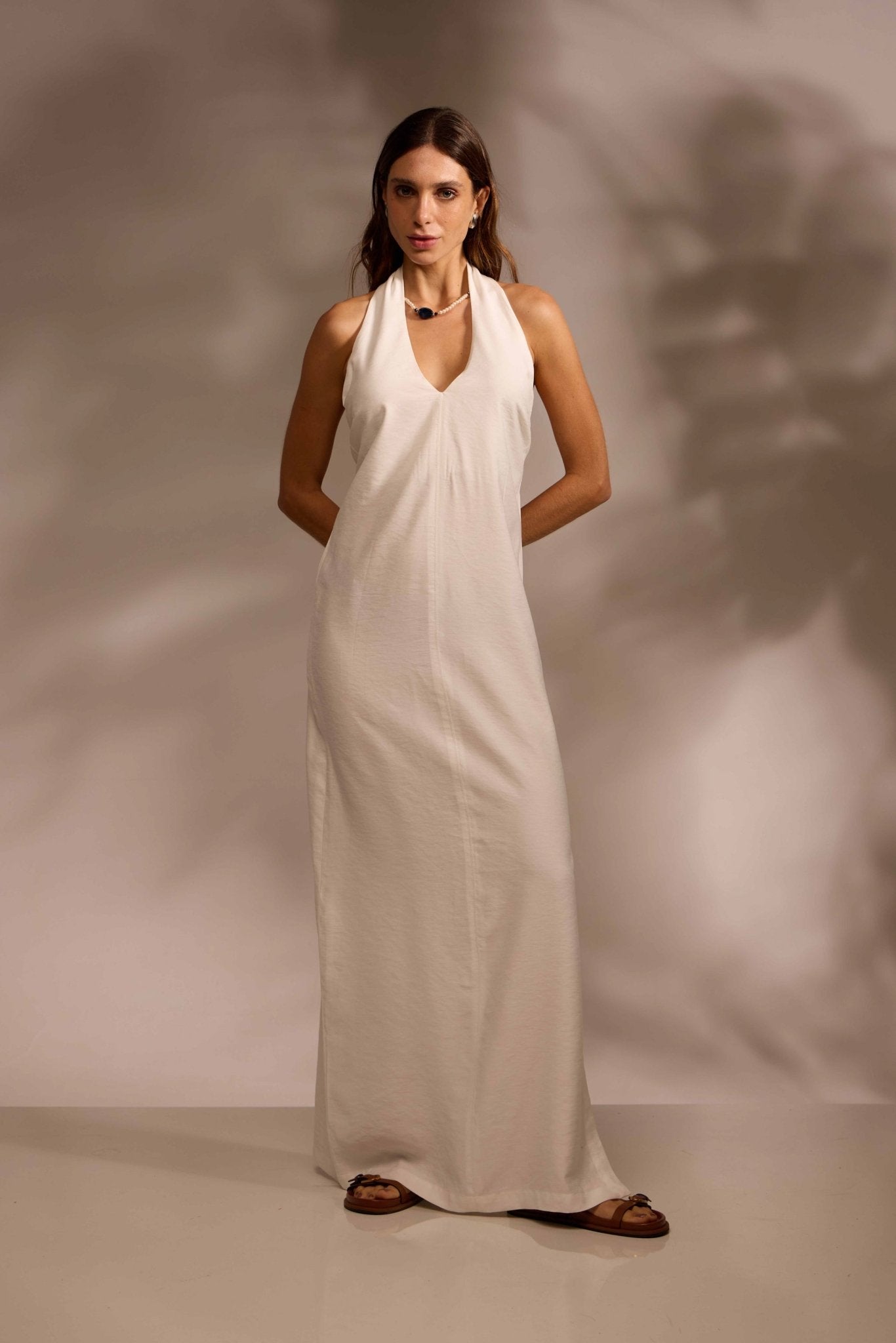 VESTIDO SER VISCOSE - OFF WHITE da Vörr Brasil | Vörr Brasil