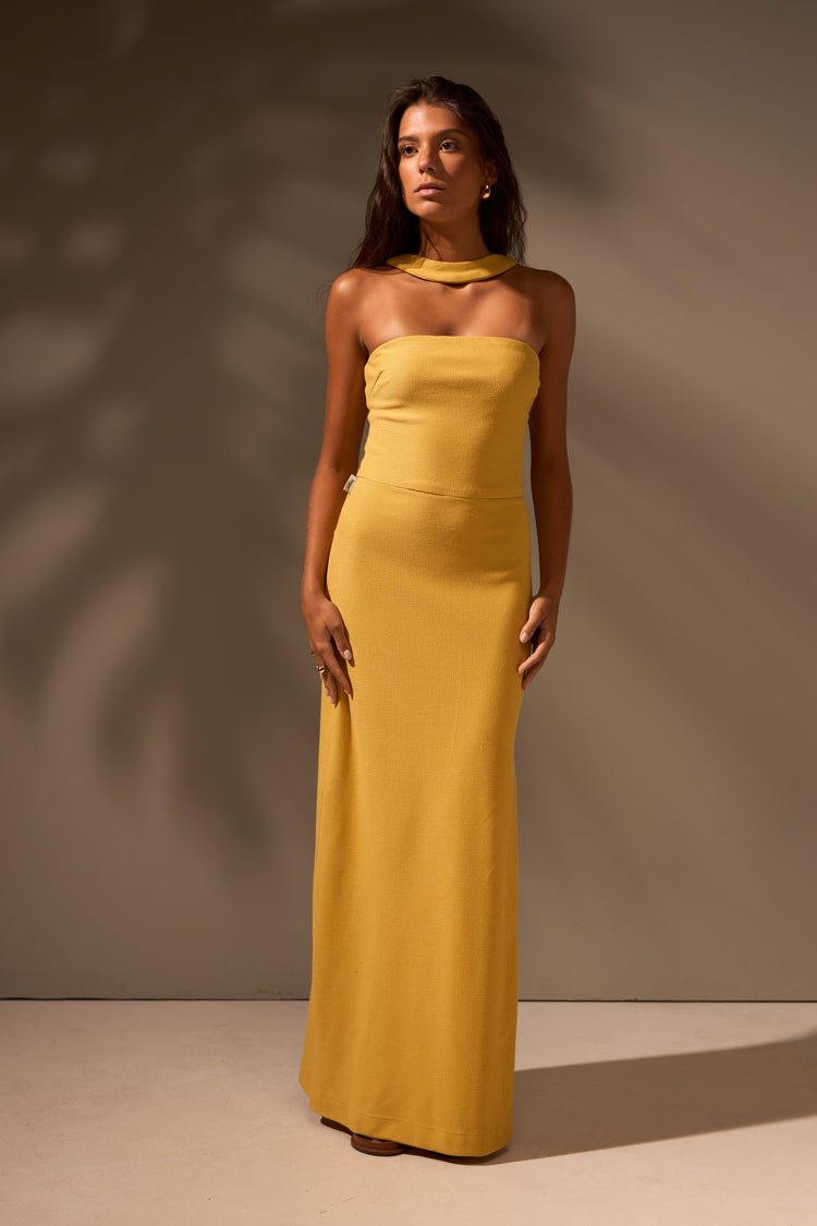 VESTIDO SINERGIA ALGODÃO - AMARELO da Vörr Brasil | Loja Oficial Vörr Brasil