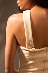 VESTIDO SINERGIA ALGODÃO - OFF WHITE da Vörr Brasil | Loja Oficial Vörr Brasil