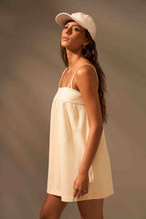 VESTIDO SOLSTÍCIO ALGODÃO - OFF WHITE da Vörr Brasil | Loja Oficial Vörr Brasil