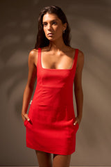 VESTIDO SUNSET LINHO - LARANJA da Vörr Brasil | Loja Oficial Vörr Brasil