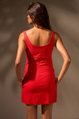 VESTIDO SUNSET LINHO - LARANJA da Vörr Brasil | Loja Oficial Vörr Brasil