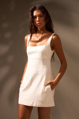 VESTIDO SUNSET LINHO - OFF WHITE da Vörr Brasil | Loja Oficial Vörr Brasil