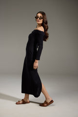 VESTIDO TEXTURE ALGODÃO - PRETO da Vörr Brasil | Vörr Brasil