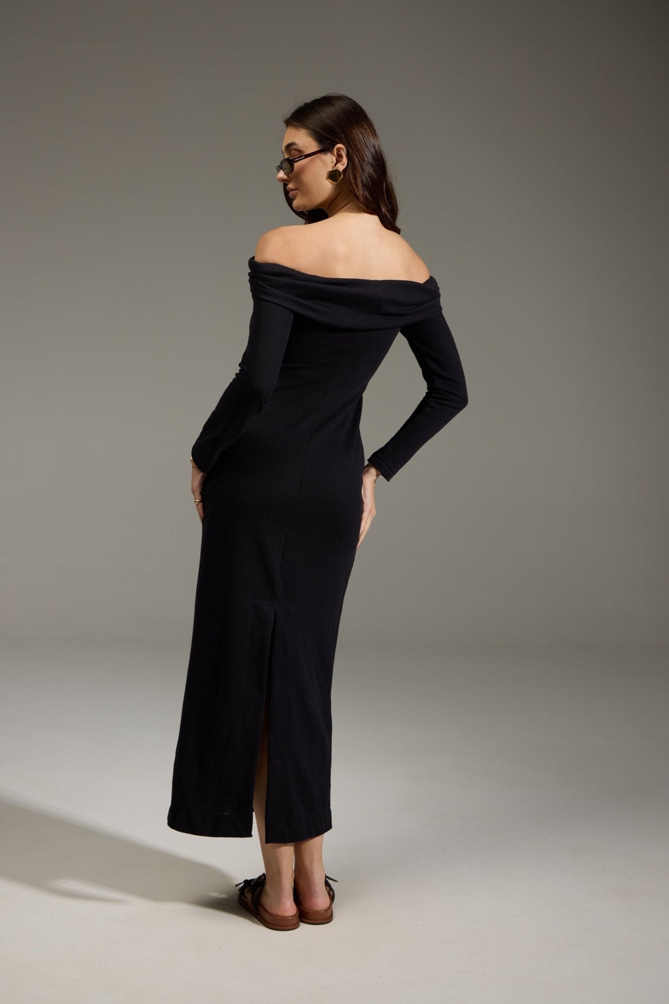 VESTIDO TEXTURE ALGODÃO - PRETO da Vörr Brasil | Vörr Brasil