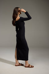 VESTIDO TEXTURE ALGODÃO - PRETO da Vörr Brasil | Vörr Brasil