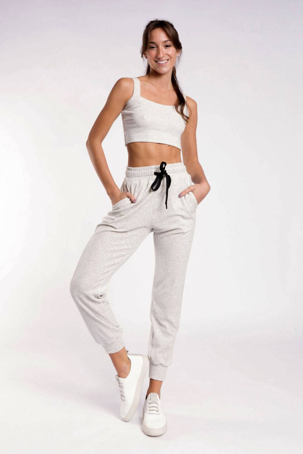 CALÇA PUNHO PLUSH - BRANCO da Vörr Brasil | Vörr Brasil