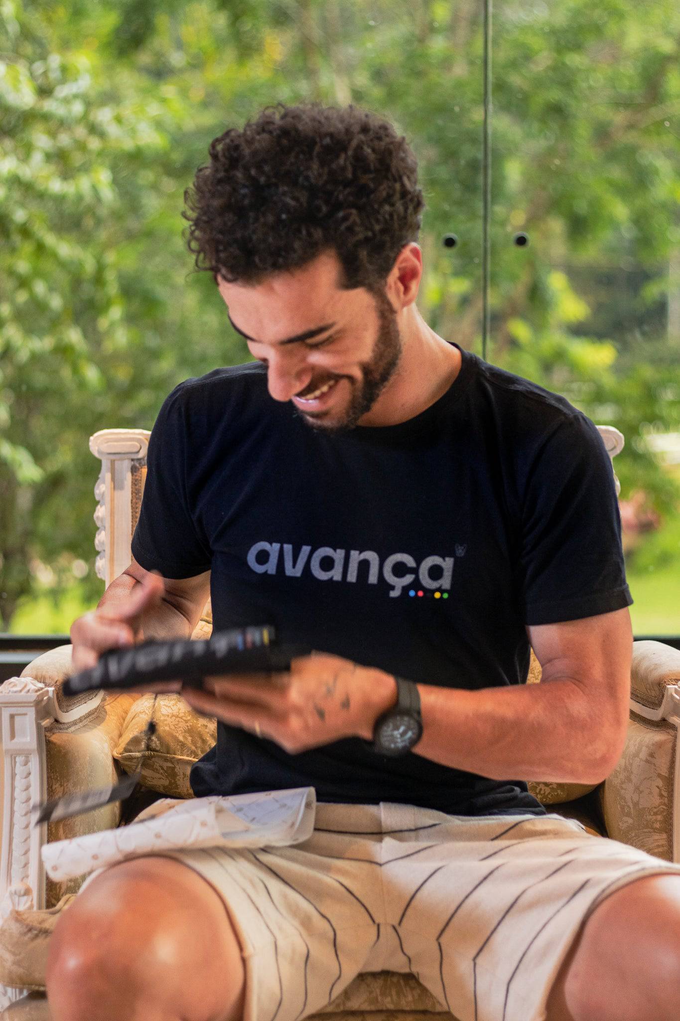 CAMISETA AVANÇA - PRETO da Vörr Brasil | Vörr Brasil